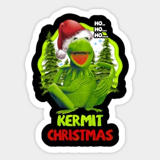 KERMIT CHRISTMAS Sticker